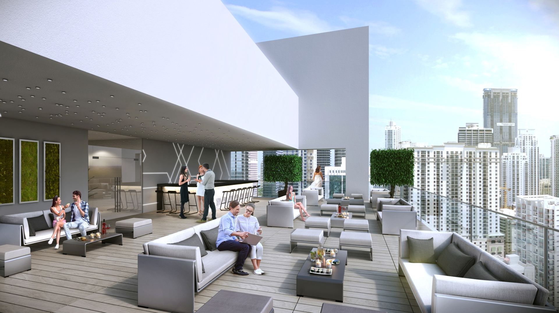 Brickell rooftop lounge